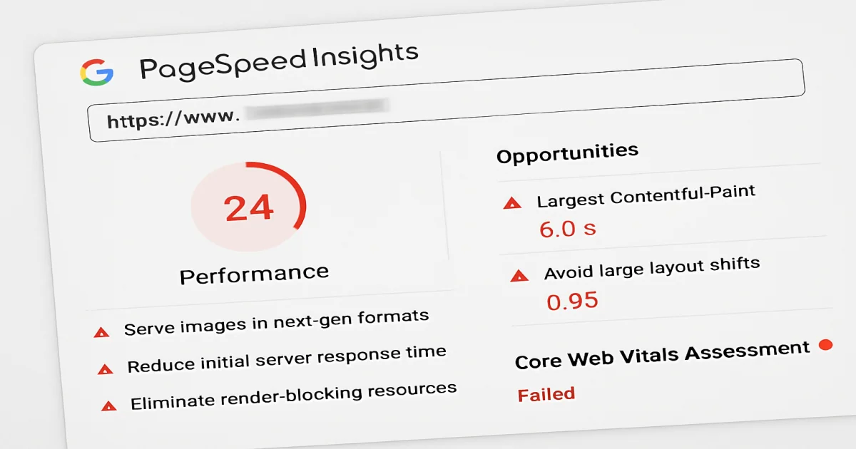 PageSpeed Insights xətaları və optimizasiya tövsiyələri